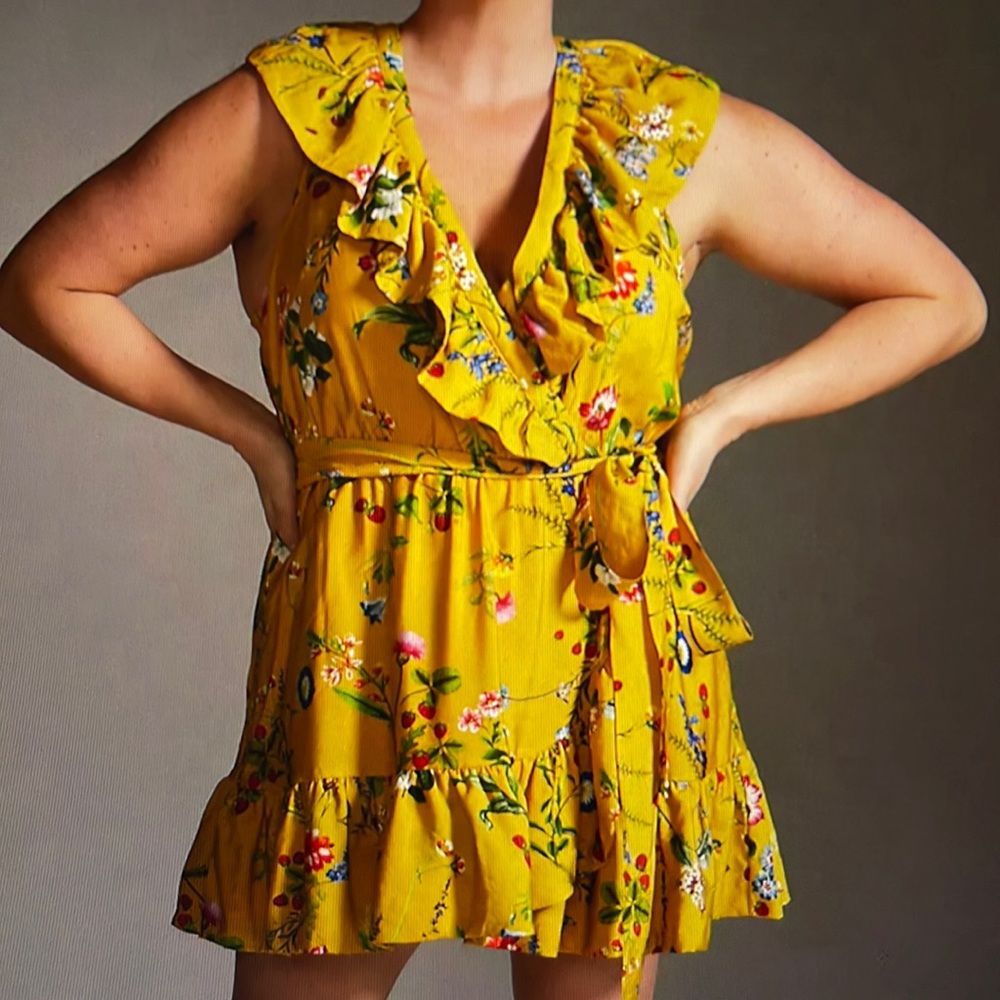 Maeve floral wrap mini (sold out online)